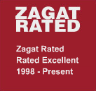 Lotus is Zagat rated
