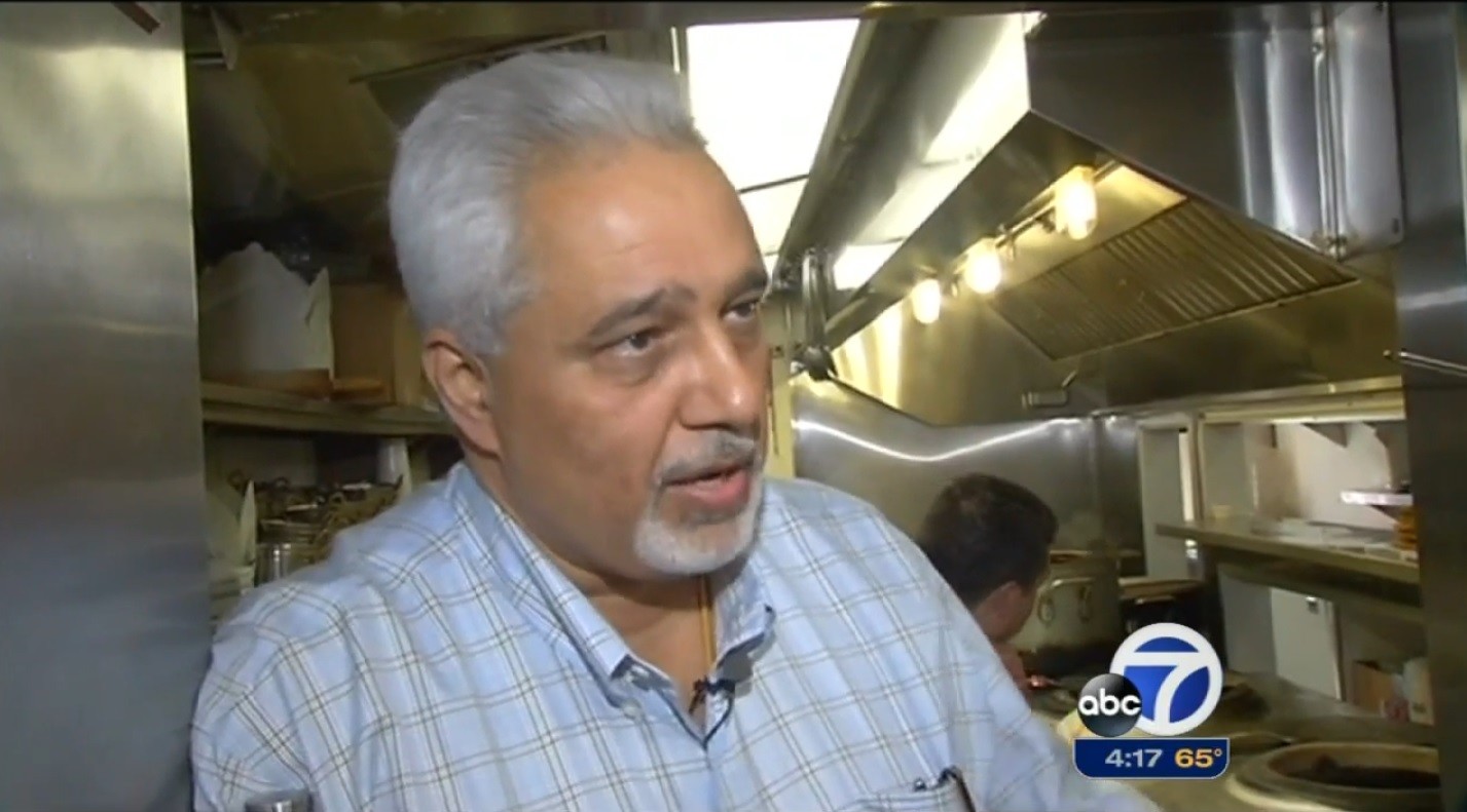 Video of Surinder Sroa interviewed by ABC 7 News
