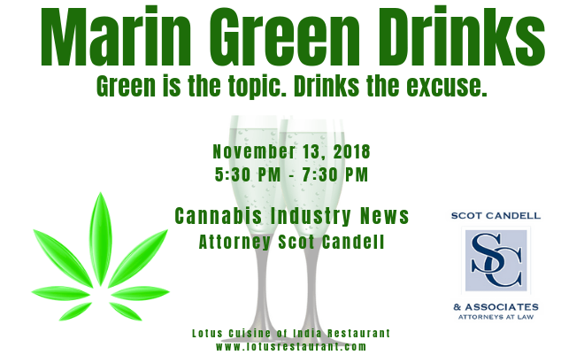 November 2018 Marin Green Drinks