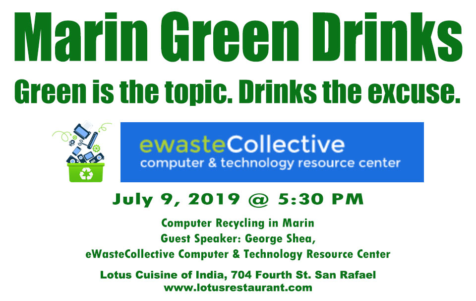 Computer recycling in Marin Green Drinks