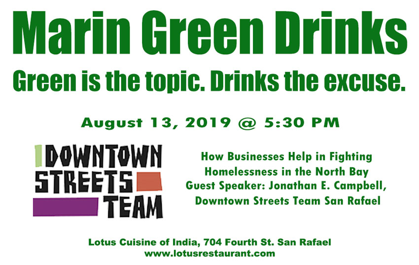 Marin Green Drinks, Homelessness in the North Bay