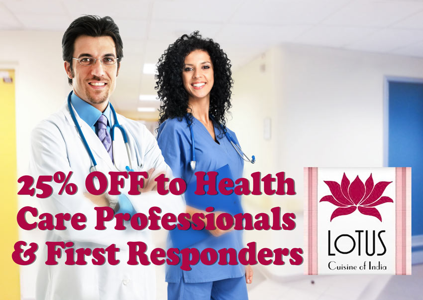 25% OFF to Health Care Professionals